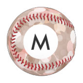 Monogramm Einfaches Muster - Kreise Baseball (Vorderseite Links)