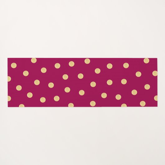 Monogramm Einmalige rosa Goldmatte Yogamatte (Rückseite (Horizontal))