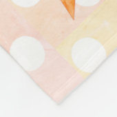 Monogramm-Eiscreme-Kegel-Fleece-Decke Punkte Fleecedecke (Ecke)