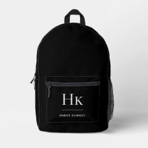 Monogramm Elegant Modern Minimal Schwarz Monogramm