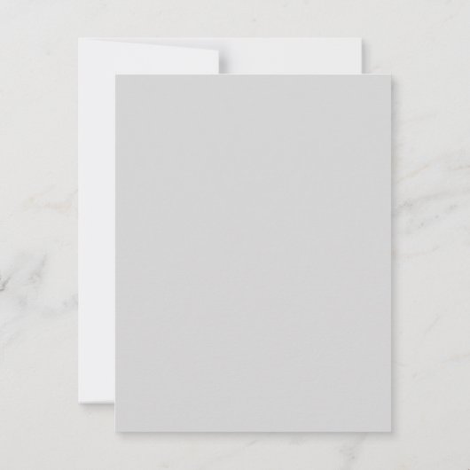 Monogramm. Elegante, einfache Typografie Save The Date (Rückseite)