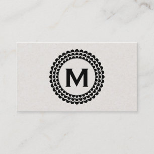 Monogramm   Elementerweiterung Visitenkarte
