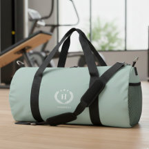 Monogramm Entenei Grün Stylisch Modern Minimalisti
