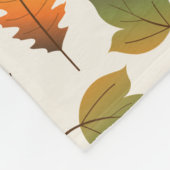 Monogramm-Erntedank der Familie im Herbst/Herbst Fleecedecke (Ecke)