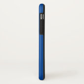 Monogramm Erstblau gelb-farbiges Bright 2020 Case-Mate iPhone Hülle (Hinten/Links)