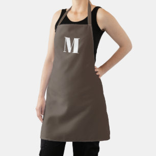 Monogramm Erstbraun anpassen Schürze