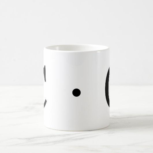 Monogramm Erste klassische Tasse C, 11 oz (Mittel)