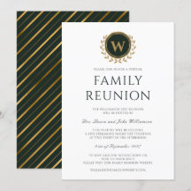 Monogramm erste Virtual Family-Wiedersehen