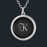 Monogramm erstes Schwarz-weißes Minimalistisches G Versilberte Kette<br><div class="desc">Monogram diese minimalistisch schwarz-weiß silberne Halskette als Geschenk für sie. Ideal für Geburtstagsgeschenke,  Hochzeitsgeschenke,  Hochzeitsgeschenke.</div>