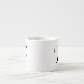 Monogramm Espresso-Tasse Espressotasse (Vorderseite)