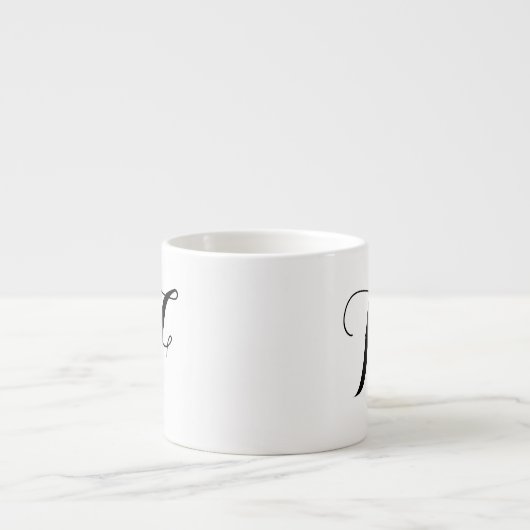 Monogramm Espresso-Tasse Espressotasse (Vorderseite)