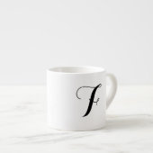 Monogramm Espresso-Tasse Espressotasse (Vorderseite Rechts)