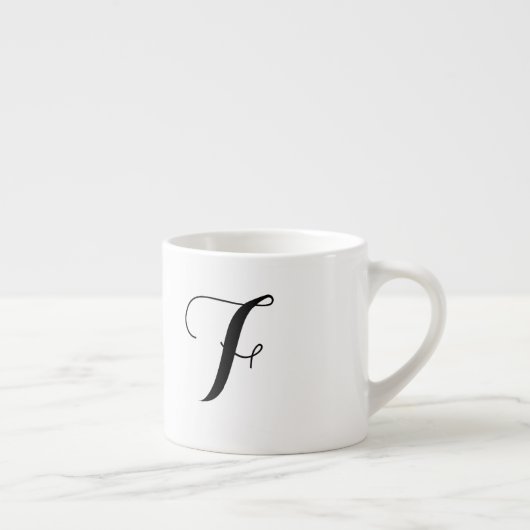 Monogramm Espresso-Tasse Espressotasse (Rechts)