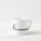Monogramm Espressotasse (Vorderseite Rechts)