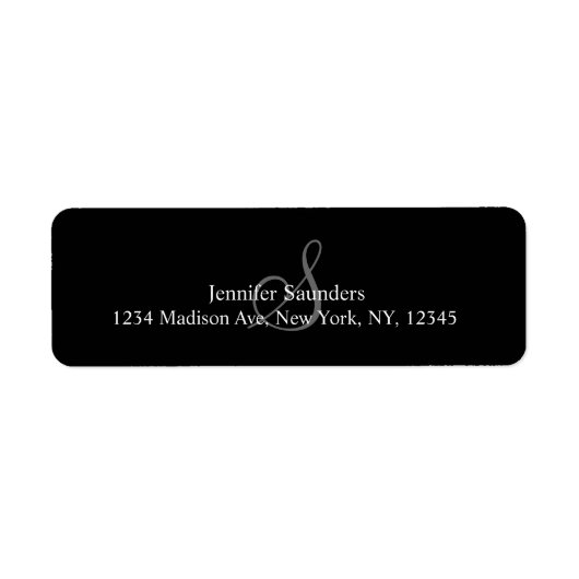 Monogramm-Etiketten (Vorne)