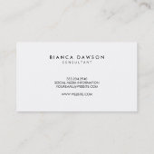 Monogramm Extravagante Skriptgelbe Textur Visitenkarte (Rückseite)