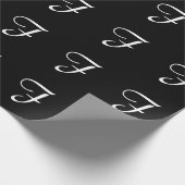 MONOGRAMM F GESCHENKPAPIER (Ecke)