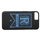 Monogramm-Fahne Harry Potters | Ravenclaw Case-Mate iPhone Hülle (Rückseite (Horizontal))