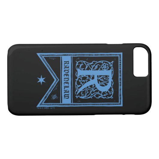 Monogramm-Fahne Harry Potters | Ravenclaw Case-Mate iPhone Hülle (Rückseite (Horizontal))