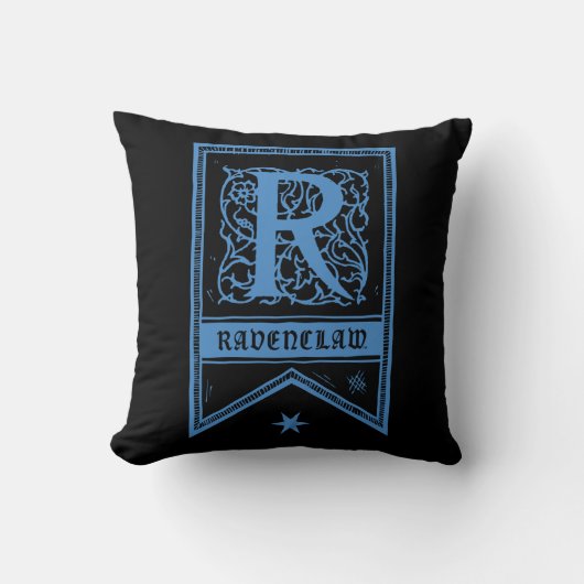 Monogramm-Fahne Harry Potters | Ravenclaw Kissen (Vorderseite)