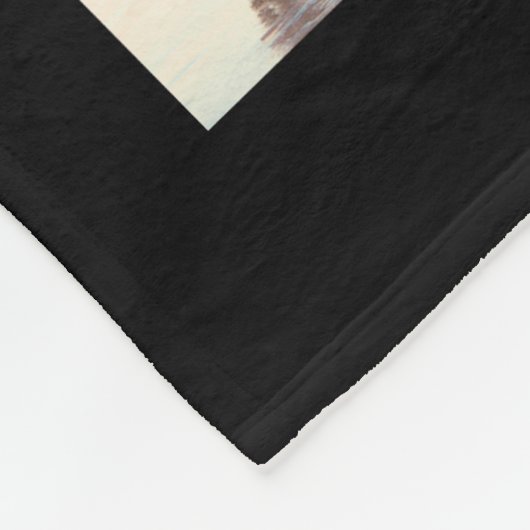 Monogramm-Familie fünf FotoCollage Fleecedecke (Ecke)