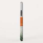 Monogramm-Familie für einfache Fotolollage Case-Mate iPhone Hülle (Hinten/Rechts)