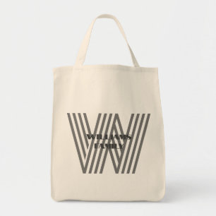 Monogramm-Familie Tragetasche minimalistisch trend