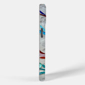 Monogramm farbig Case-Mate iPhone hülle (Rückseite / Rechts)