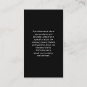 Monogramm | Farbige Textur | Painter Handyman Visitenkarte (Rückseite)