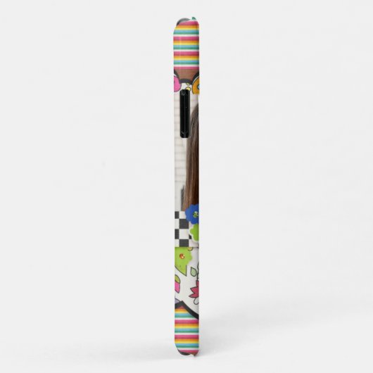 Monogramm Farbiges Personalisiertes Foto Case-Mate iPhone Hülle (Hinten/Rechts)