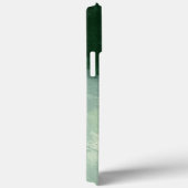 Monogramm Farbtöne für grünes Wasser Abstrakt Case-Mate iPhone Hülle (Rückseite / Rechts)