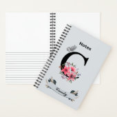 Monogramm-Flachbildschirm - Personalisiert Notizblock (Innen)