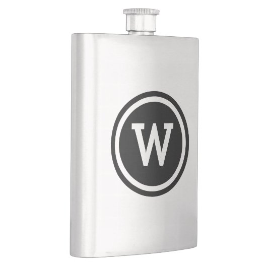 Monogramm Flachmann (Rechts)