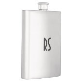 Monogramm-Flasche Flachmann (Rechts)
