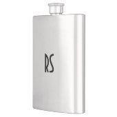 Monogramm-Flasche Flachmann (Links)