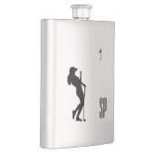Monogramm-Flasche für das Golfdesign Flachmann (Rechts)
