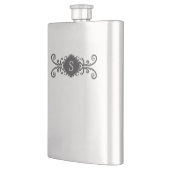 Monogramm-Flasche für dekorative Rollen Flachmann (Links)