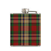 Monogramm Flasche mit MacGill Clan-Tartan Karomust Flachmann (Rückseite)