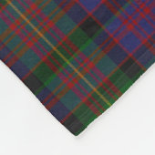Monogramm-Fleece-Decke Clan-Carnegies karierte Fleecedecke (Ecke)