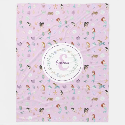 Monogramm Fleecedecke (Vorderseite)