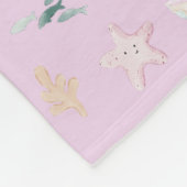 Monogramm Fleecedecke (Ecke)