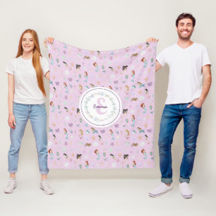 Monogramm Fleecedecke