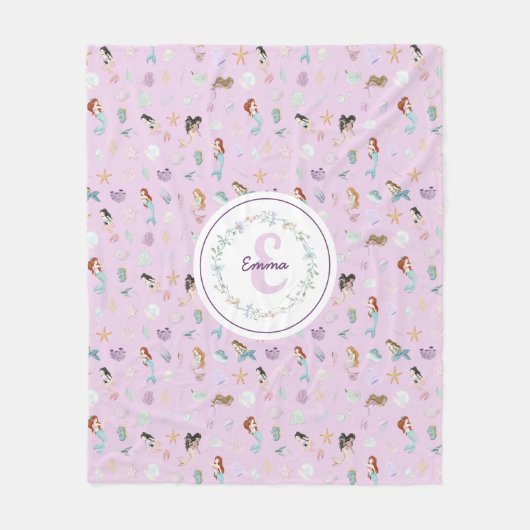 Monogramm Fleecedecke (Vorderseite)