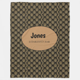 Monogramm Fleecedecke