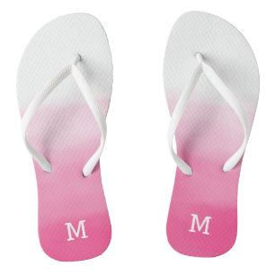 Monogramm-Flipflops Badesandalen