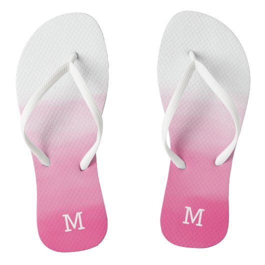 Monogramm-Flipflops Badesandalen (Fußbett)