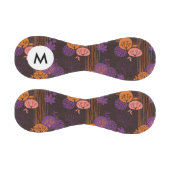 Monogramm Floral 2 2 Baseball (Paneele)