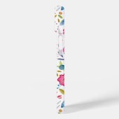 Monogramm Floral Case-Mate iPhone Hülle (Rückseite / Links)