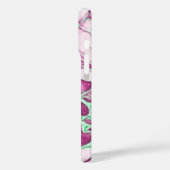 Monogramm Floral Case-Mate iPhone Hülle (Rückseite / Links)