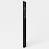 Monogramm Floral Personalisiert iPhone Hülle (Linke Seite)